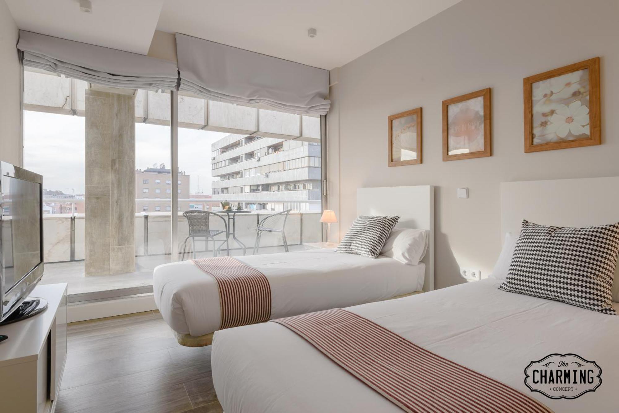 דירות מדריד Charming Eurobuilding 2 Terrace Exclusive - Plaza De Parking מראה חיצוני תמונה