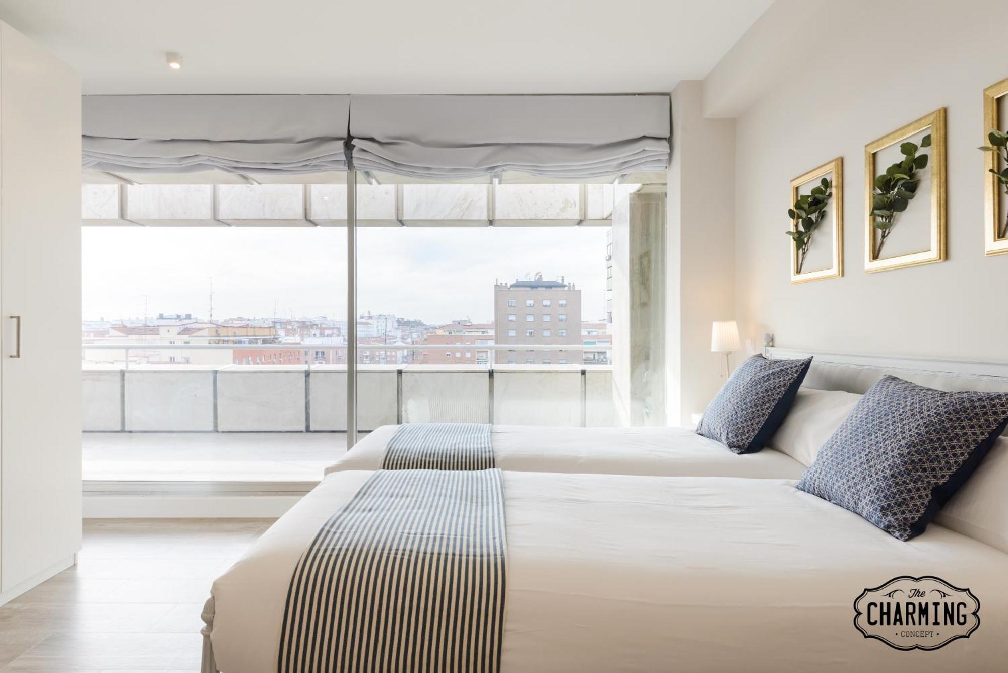 דירות מדריד Charming Eurobuilding 2 Terrace Exclusive - Plaza De Parking מראה חיצוני תמונה